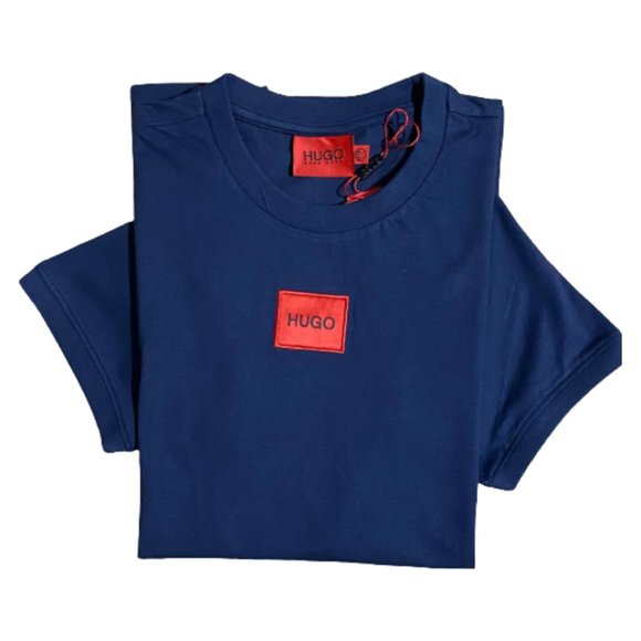 Hugo Boss Other - NWT HUGO BOSS Men's Navy Red logo label Crew-neck T-Shirt Size S, M, L, XL, XXL